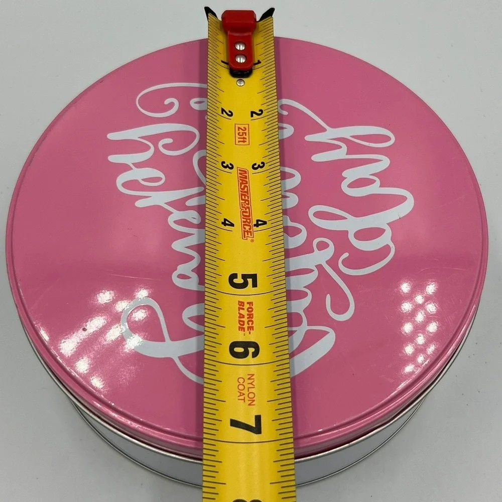 Made For Retail Cookie Tin Set 2 Unisex OS Pink NWOT Valentines Day Round